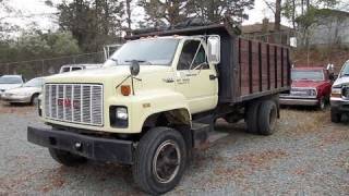 1990 GMC Topkick Dumptruck Start Up Engine and In Depth Tour [upl. by Nabala]