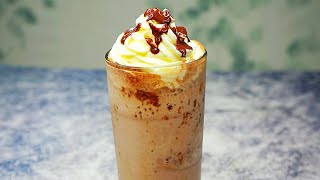 Homemade Chocolate Coffee Frappe Recipe Shorts [upl. by Gayner]