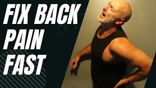 FIX LOWER BACK PAIN FAST [upl. by Thorne34]