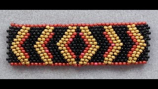 Layered Peyote Bracelet [upl. by Hasen]