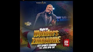 Night of wonders Zimbabwe with Prophet Passion JavaLive  City Sports Centre [upl. by Horodko381]