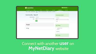 MyNetDiary Howto Sharing Your Data with Another Person [upl. by Ulric]