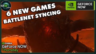 GeForce NOW News  6 New Games  Battlenet Sync is HERE [upl. by Romano731]