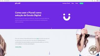 TUTORIAL PORTAL PLURALL  ACESSO À SALA DE AULA VIRTUAL [upl. by Winton384]