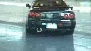 nissan skyline r34 donuts [upl. by Eada]