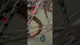 cycle paint sprayhow to spray paint a bicycle cycle [upl. by Gnourt169]