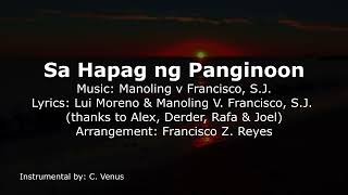 Sa Hapag ng Panginoon 3 verses Instrumental [upl. by Magnus418]