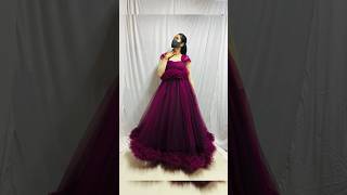 Ruffle gown song bollywood fashiondesigner fashiongown dress gowncollection trending viral [upl. by Drugi975]