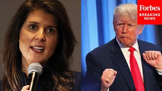 Hes Not Qualified To Be President Haley Lays Into Trump Over NATO Comments At Campaign Event [upl. by Medrek83]