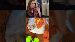 😮Maham Amir Kon Si fish Khana Pasand krti ha How to make fish fry shorts youtubeshorts viral [upl. by Enomas]