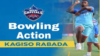 Kagiso Rabada Bowling  Rabada bowling action  rabada  DEKH CRICKET [upl. by Tomchay]