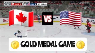 FULL 3ON3 OVERTIME Canada v USA  Gold Medal 2021 IIHF Womens Hockey  CELEBRATIONANTHEM [upl. by Ademordna]