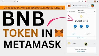 how to add bnb to metamask  bnb token address metamask  metamask bnb add [upl. by Adnor]