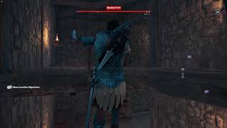 Assassins Creed Odyssey  Dystos Fort  EUBOEA  Nightmare Difficulty [upl. by Orgel]