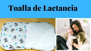 COMO HACER TOALLA DE LACTANCIA patrónpaso a paso [upl. by Os498]