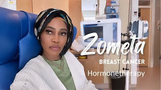 My 4th Zometa Infusion Zoledronic acid Breastcancer Treatment Plan HormoneTherapy 2022 [upl. by Malti]