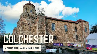 COLCHESTER  4K Narrated Walking Tour  Lets Walk 2021 [upl. by Anna-Diane]