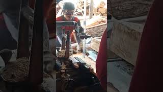 WOODWORKING KAYU PINUS BALKEN [upl. by Aminta447]