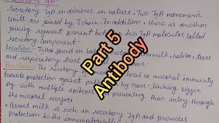 Antibody IgA part 5 immunology [upl. by Marcelia]