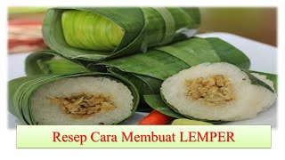 Resep Cara Membuat LEMPER Enak [upl. by Enaxor]