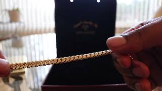 Daniel Jewelry Inc 7mm 14k 26in Miami Cuban Link Review [upl. by Minnnie]