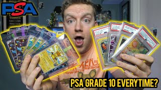 HOW TO GET A PSA GRADED 10 CARD EVERY TIME [upl. by Adnahcal]