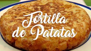 ✅ Receta de tortilla de patatas  Tortilla Española  Tortilla de patatas con cebolla [upl. by Nowell95]