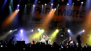 Show Paramore HD  São Paulo Brasil  20022011  Parte 1 [upl. by Torrell]