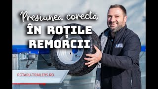 Presiunea în roțile remorcilor Află care este valoarea corectă  Rotaru Trailers [upl. by Haines]