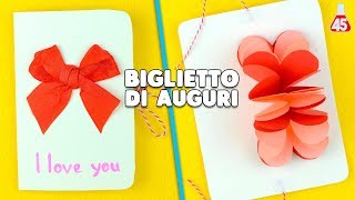 Biglietto di auguri per San Valentino fai da te  DIY Pop up card [upl. by Venola]