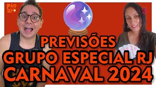 🔮 Cartomante Faz Previsões pas Escolas de Samba do Grupo Especial do Rio de Janeiro no Carnaval 2024 [upl. by Angadresma]