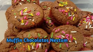 Resepi Muffin Chocolatos Nestum [upl. by Urania]