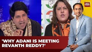 Congress Supriya Shrinate amp BJPs Shehzad Poonawalla Get Into A Heated Debate  Rajdeep Sardesai [upl. by Kwapong131]