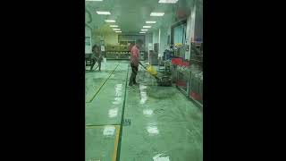 Cleaning and maintenance of the homogeneous vinyl flooring PVCflooring maintenance cleaning [upl. by Arawaj]