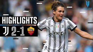 Juventus Women 21 Roma Women  Juventus Women Claim Treble 🏆  Womens Coppa Italia Highlights [upl. by Eldreda553]