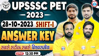 UPSSSC PET 2023 Exam Analysis UPSSSC PET Answer Key UPSSSC PET 28 Oct 1st Shift Exam Analysis [upl. by Elburr630]