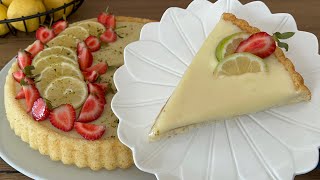 ŞAHANE KREMASI ve HARİKA KEKİYLE BİR TART KEKTEN ÇOK DAHA FAZLASI❗️LİMONLU TART KEK TARİFİ 👌💯 [upl. by Hgeilhsa]