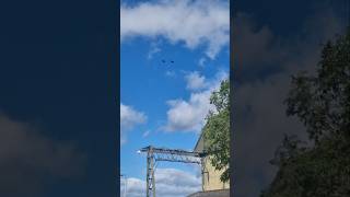 2 Hawk T1s flying over RAF Syerston viralvideo [upl. by Brodsky]