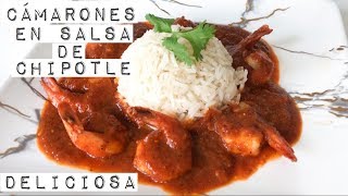 Camarones Ala Diabla  En Salsa De Chipotle [upl. by Bessy546]