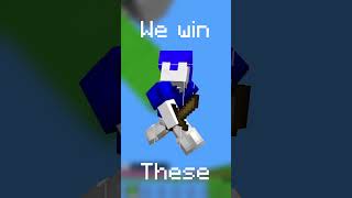 The Most OP HYPIXEL BEDWARS STRATEGY in MINECRAFT Shorts [upl. by Wardle]