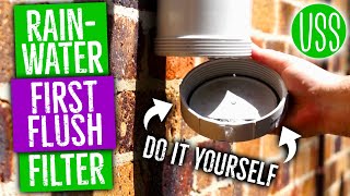 How to make a First Flush Filter  Rainwater Collection System Part I [upl. by Innoj]