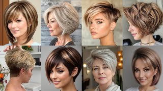 50 Gray Pixie Haircut and Hairstyles for the Modern Chic women [upl. by Sakiv390]