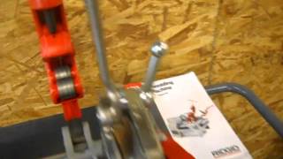 RIDGID 1210 Pipe Threading Machine 43197 [upl. by Noll]