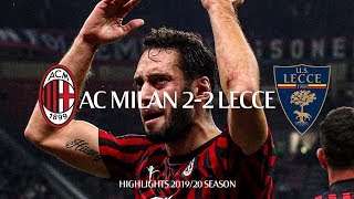 Highlights  AC Milan 22 Lecce  Matchday 8 Serie A TIM 201920 [upl. by Brighton]