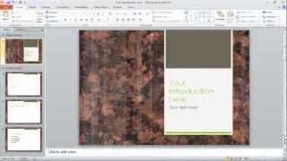 How to change the slide backgrounds in PowerPoint [upl. by Faro]