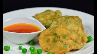 Tortitas de Chícharos con Salsa de Jitomate  Receta de Cocina [upl. by Noraa]