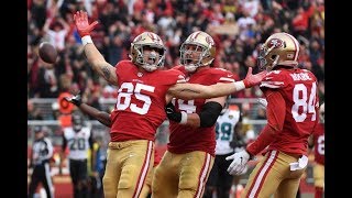 George Kittle Rookie Season Highlights [upl. by Brosine]