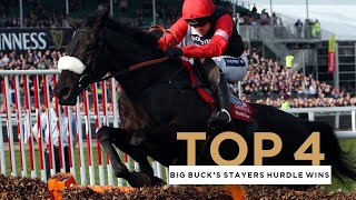 ALL FOUR BIG BUCKS STAYERS HURDLE WINS AT THE CHELTENHAM FESTIVAL [upl. by Adolpho]