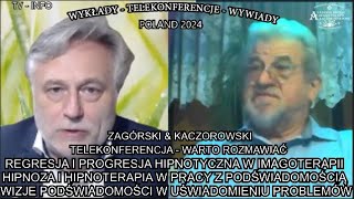 REGRESJA I PROGRESJA HIPNOTYCZNA W IMAGOTERAPII WIZJE PODŚWIADOMOSCI W UŚWIADOMIENIU PROBLEMÓW [upl. by Aicul]