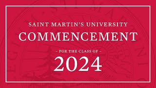 Saint Martins University Class of 2024 Commencement [upl. by Marleen]